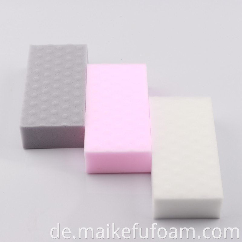 pink grey white sponge